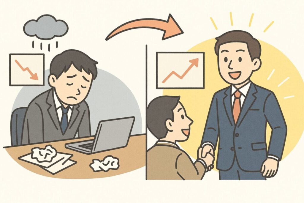 ダメ営業マンが「できる営業マン」に変わる