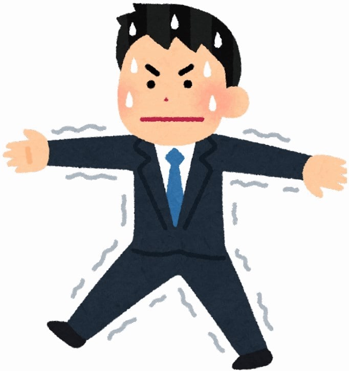 緊張すると自信がなさそうに見える