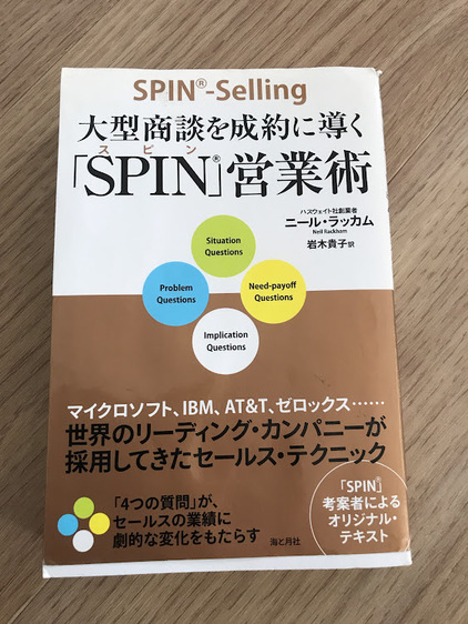 大型商談を成約に導く「SPIN」営業術